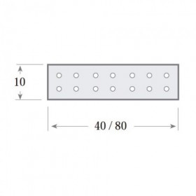 ROLLO 5 METROS BURLETE(40x10) PERFIL SIERRA B-523