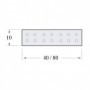 ROLLO 5 METROS BURLETE(40x10) PERFIL SIERRA B-523