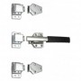 CIERRE AUTOMATICO 3 BLOQUES 32mm CROMO G-72A
