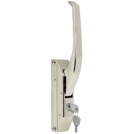 CIERRE AUTOMATICO VERTICAL MANETA CURVA CON LLAVE G-686/3