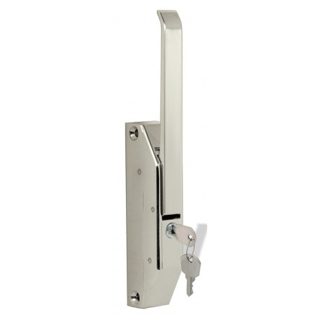 CIERRE AUTOMATICO VERTICAL CROMADO MANETA ZAMAK CON LLAVE G-685CR/1