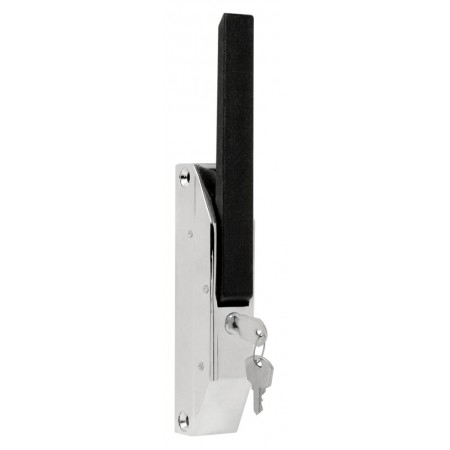 CIERRE AUTOMATICO VERTICAL CROMADO MANETA ZAMAK CON LLAVE G-685CR/3