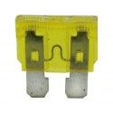 ▷ Fusible A Lámina 20A. Color Amarillo. - Pack 100 uds