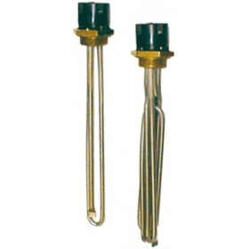 Resistencia eléctrica de inmersión con vaina para termostato MONOBLOC NOB12 750W 230VAC 1-1/4" 150mm