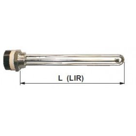 Resistencia eléctrica de inmersión con vaina para termostato MONOBLOC NOB11 500W 230VAC 1-1/4" 135mm