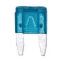 ▷ Minifusible A Lámina 15A. Color Azul. - Pack 25 uds