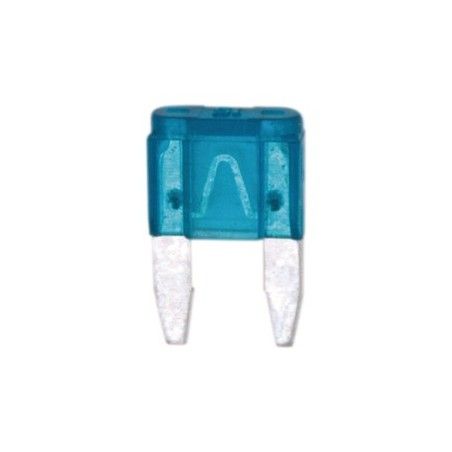 ▷ Minifusible A Lámina 15A. Color Azul. - Pack 25 uds