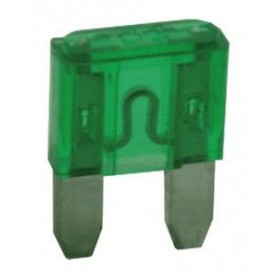 ▷ Minifusible A Lámina 30A. Color Verde. - Pack 25 uds