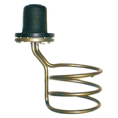 Resistencia eléctrica de inmersión con copa sumergida descentrada C003 3000W 230VAC 1/2" Ø210x210mm
