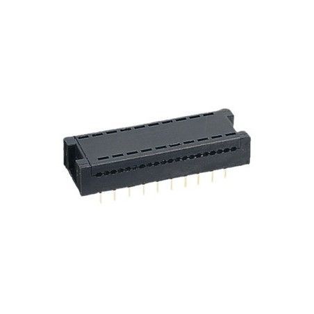 ▷ Conector Doble Linea (Dip) 10 Contactos. - Pack 180 uds