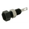 ▷ Hembrilla Negra para banana Ø2 mm - Pack 100 uds