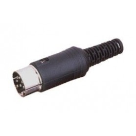 ▷ Conector Macho Din 4Pins. 72º - Pack 25 uds