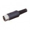 ▷ Conector Macho Din 4Pins. 72º - Pack 25 uds