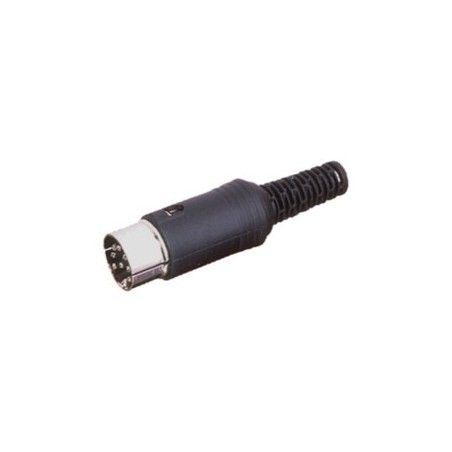▷ Conector Macho Din 7Pins 45º. - Pack 25 uds