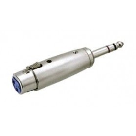 ▷ Adaptador Hembra 3 Contactos A Macho St. 6.35 - Pack 5 uds