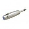 ▷ Adaptador Hembra 3 Contactos A Macho St. 6.35 - Pack 5 uds