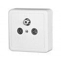 ▷ Base Antena Superficie Tv-Fm-Sat Blindad | Ferreidea