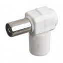 ▷ Conector Tv Hembra Acodado/Bisagra Blist | Ferreidea