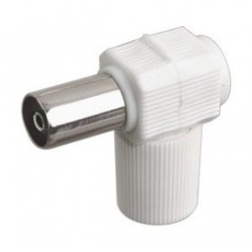▷ Conector Tv Hembra Acodado/Bisagra Blist | Ferreidea