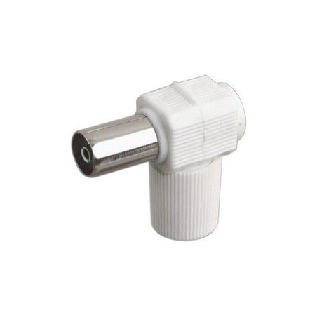 ▷ Conector Tv Hembra Acodado/Bisagra Blist | Ferreidea
