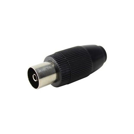 ▷ Conector Hembra Negro 10.534/N - Pack 25 uds