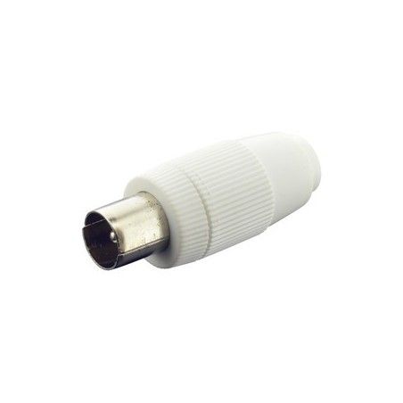 ▷ Conector Macho Blanco 10.535/BL - Pack 25 uds