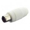 ▷ Conector Macho Blanco 10.535/BL - Pack 25 uds