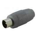 ▷ Conector Antena Macho Gris 10.535/G - Pack 25 uds