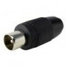 ▷ Conector Antena Coaxial Macho Negro 10.535/N - Pack 25 uds