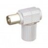 ▷ Conector Macho Gris - Pack 25 uds