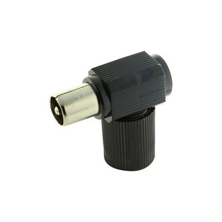 ▷ Conector Macho Negro - Pack 25 uds