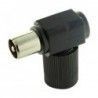 ▷ Conector Macho Negro - Pack 25 uds