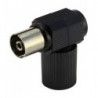 ▷ Conector Hembra Negro - Pack 25 uds