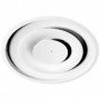 Difusor circular de conos regulables con regulación y puente de montaje MADEL DCG+R3G+PMG Ø450 lacado gris