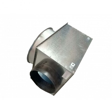 Plenum de conexión lateral MADEL PLDN Ø160 para difusor DCN