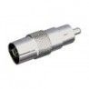▷ Adaptador Macho Rca A Tv-Pal Hembra - Pack 20 uds