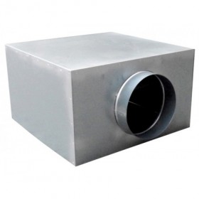 Plenum embocadura lateral con regulación MADEL BOXSTAR-R 400 para difusor rotacional