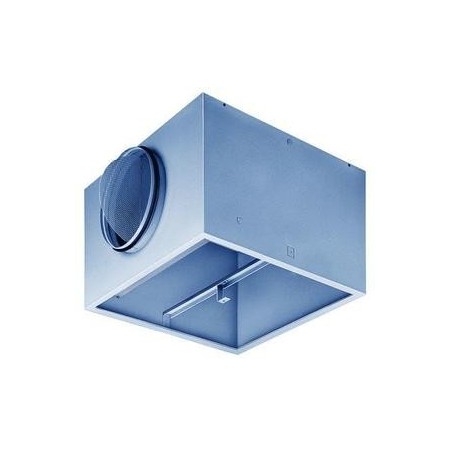 Plenum aislado interior con regulación embocadura lateral MADEL BOXSTAR-R/AIS 625 para difusor rotacional