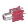 ▷ Base Coaxial Rca. Roja - Pack 50 uds