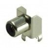 ▷ Base coaxial RCA.Hembra 10.575/N - Pack 50 uds