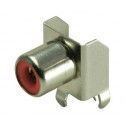 ▷ Base Coaxial Roja - Pack 50 uds