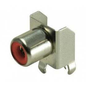 ▷ Base Coaxial Roja - Pack 50 uds