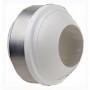 Tobera de largo alcance orientable manualmente para conducto circular MADEL KAM-D Ø125 lacada blanco.