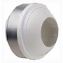 Tobera de largo alcance orientable manualmente para conducto circular MADEL KAM-D Ø200 lacada blanco.