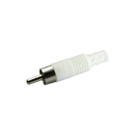 ▷ Rca Macho Blanco Para Cable Rg58 - Pack 25 uds