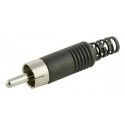 ▷ Rca Macho Negro Para Cable Rg58 - Pack 25 uds