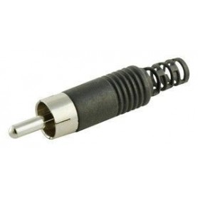 ▷ Rca Macho Negro Para Cable Rg58 - Pack 25 uds