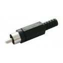 ▷ Macho Coaxial Negro - Pack 25 uds