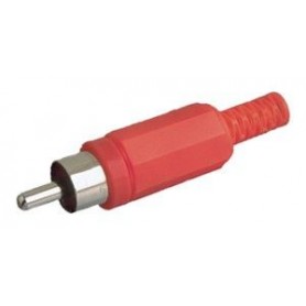 ▷ Macho Coaxial Rojo - Pack 25 uds