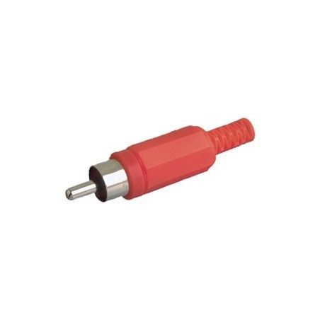 ▷ Macho Coaxial Rojo - Pack 25 uds